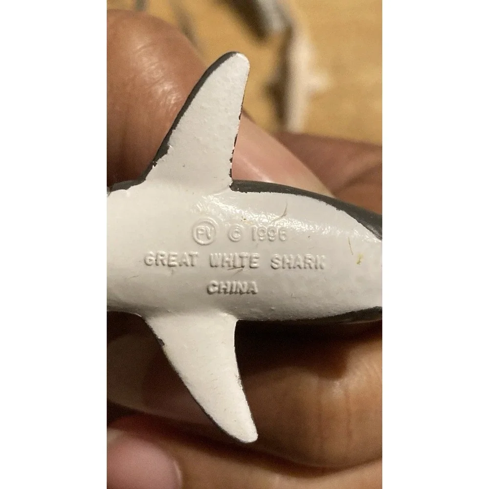 Marine Animal Figure LOT Sharks Octopus Turtle Sting Ray PVC Some vintage
